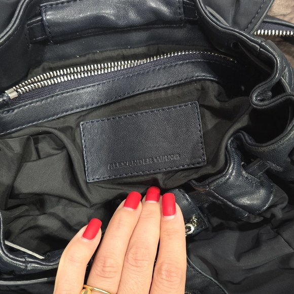 Alexander Wang Nylon Leather Backpack – Black – Authentic - Picture 3 of 6